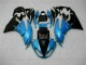 Carénage Moto ZX6R 2009-2012 - Bleu Noir Carénage Moto ZX6R 2009-2012 - Bleu Noir