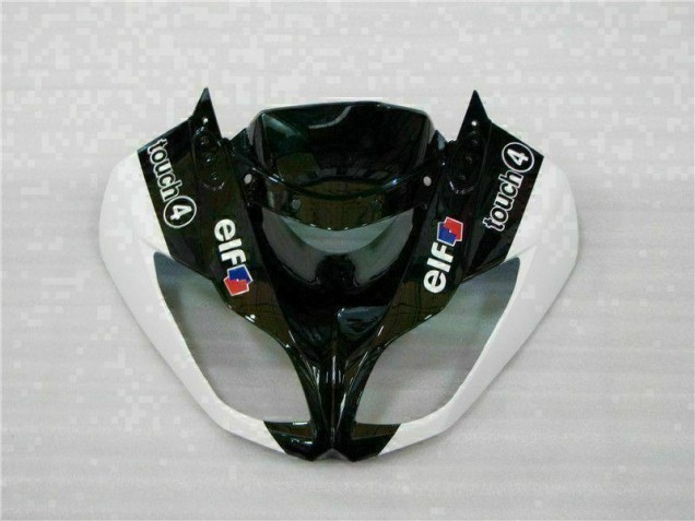 Carénage Moto ZX6R 2009-2012 - Noir Blanc 3M Touch4 Carénage Moto ZX6R 2009-2012 - Noir Blanc 3M Touch4