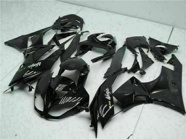 Carénage Moto ZX6R 2009-2012 - Noir Blanc Ninja 636 Carénage Moto ZX6R 2009-2012 - Noir Blanc Ninja 636
