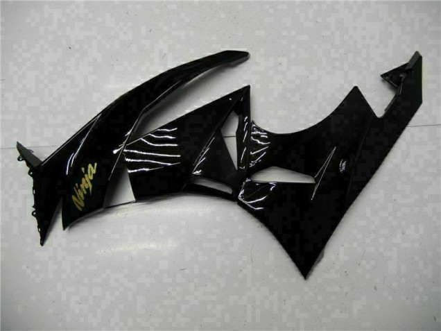 Carénage Moto ZX6R 2009-2012 - Noir Or Ninja Carénage Moto ZX6R 2009-2012 - Noir Or Ninja