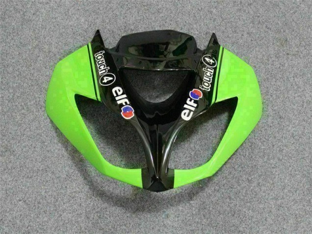 Carénage Moto ZX6R 2009-2012 - Noir Vert 3M Touch4 Carénage Moto ZX6R 2009-2012 - Noir Vert 3M Touch4
