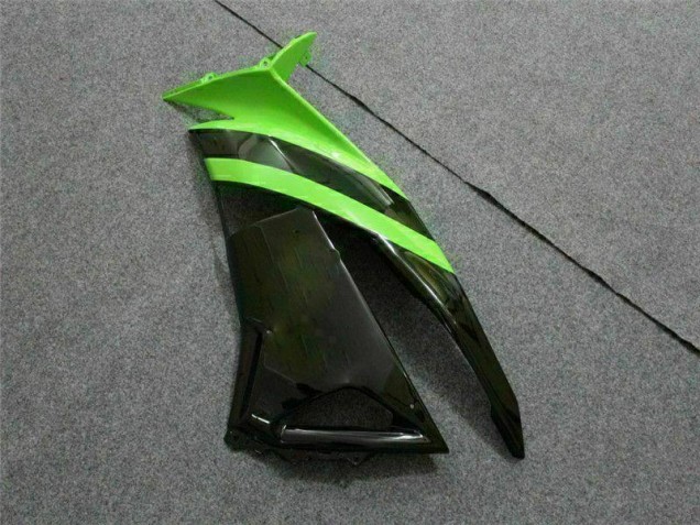 Carénage Moto ZX6R 2009-2012 - Noir Vert 3M Touch4 Carénage Moto ZX6R 2009-2012 - Noir Vert 3M Touch4