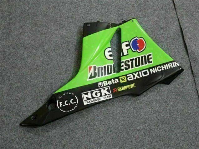 Carénage Moto ZX6R 2009-2012 - Noir Vert 3M Touch4 Carénage Moto ZX6R 2009-2012 - Noir Vert 3M Touch4