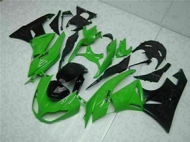 Carénage Moto ZX6R 2009-2012 - Noir Vert Carénage Moto ZX6R 2009-2012 - Noir Vert
