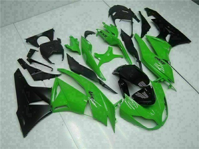 Carénage Moto ZX6R 2009-2012 - Noir Vert Carénage Moto ZX6R 2009-2012 - Noir Vert