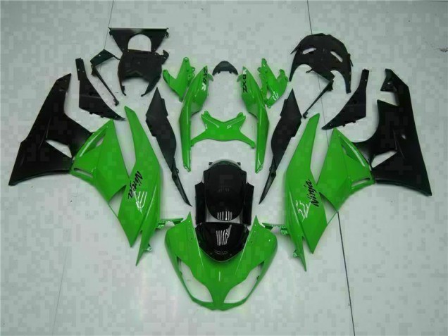 Carénage Moto ZX6R 2009-2012 - Noir Vert Carénage Moto ZX6R 2009-2012 - Noir Vert