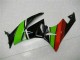 Carénage Moto ZX6R 2009-2012 - Noir Vert Rouge Carénage Moto ZX6R 2009-2012 - Noir Vert Rouge