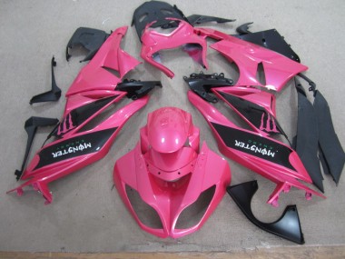 Carénage Moto ZX6R 2009-2012 - Rose Noir Monster