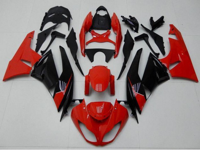 Carénage Moto ZX6R 2009-2012 - Rouge Noir Carénage Moto ZX6R 2009-2012 - Rouge Noir