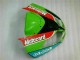Carénage Moto ZX6R 2009-2012 - Rouge Vert Motocard Carénage Moto ZX6R 2009-2012 - Rouge Vert Motocard