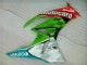 Carénage Moto ZX6R 2009-2012 - Rouge Vert Motocard Carénage Moto ZX6R 2009-2012 - Rouge Vert Motocard