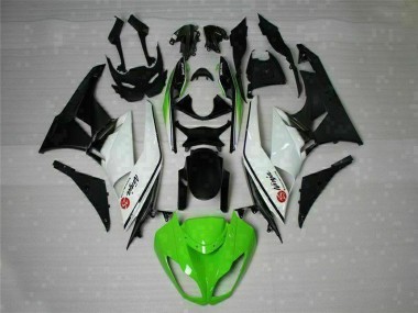Carénage Moto ZX6R 2009-2012 - Vert Noir Blanc 25