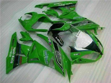 Carénage Moto ZX6R 2009-2012 - Vert Noir LeoVince