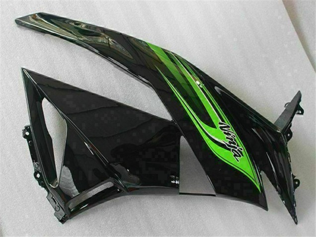 Carénage Moto ZX6R 2009-2012 - Vert Noir Carénage Moto ZX6R 2009-2012 - Vert Noir