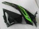 Carénage Moto ZX6R 2009-2012 - Vert Noir Carénage Moto ZX6R 2009-2012 - Vert Noir