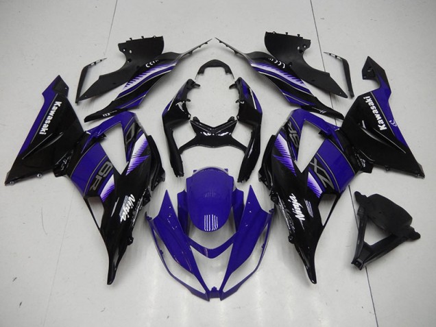 Carénage Moto ZX6R 2013-2018 - Noir Bleu Carénage Moto ZX6R 2013-2018 - Noir Bleu