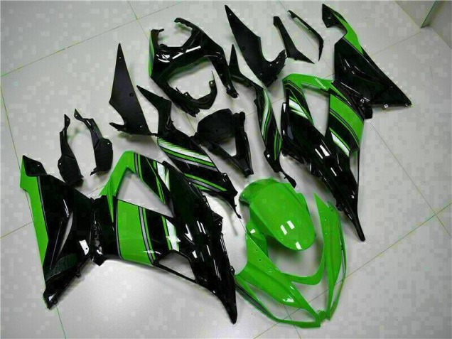 Carénage Moto ZX6R 2013-2018 - Noir Vert