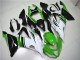 Carénage Moto ZX6R 2013-2018 - Vert Blanc Noir Carénage Moto ZX6R 2013-2018 - Vert Blanc Noir