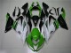 Carénage Moto ZX6R 2013-2018 - Vert Blanc Noir Carénage Moto ZX6R 2013-2018 - Vert Blanc Noir