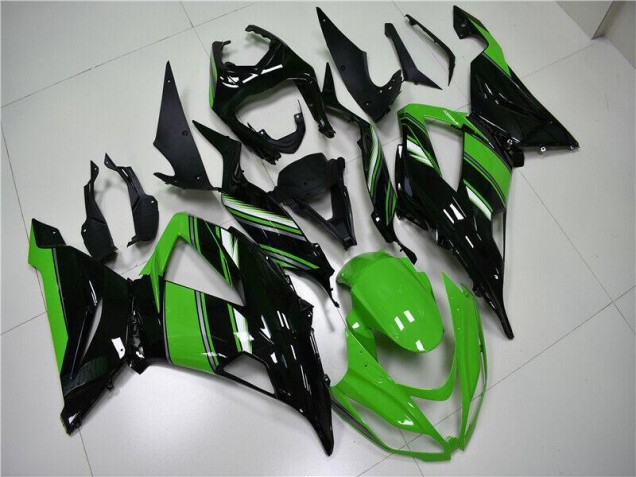 Carénage Moto ZX6R 2013-2018 - Vert Noir Carénage Moto ZX6R 2013-2018 - Vert Noir