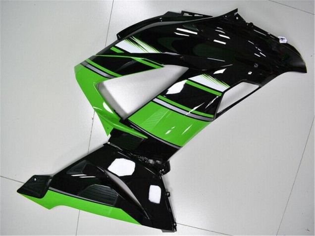 Carénage Moto ZX6R 2013-2018 - Vert Noir Carénage Moto ZX6R 2013-2018 - Vert Noir