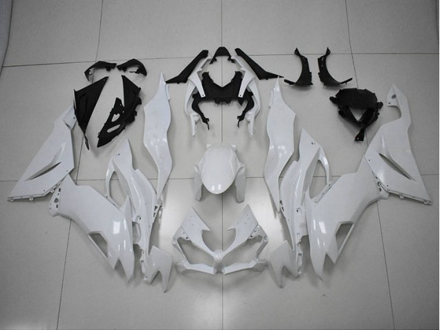 Carénage Moto ZX6R 2019-2023 - Blanc Carénage Moto ZX6R 2019-2023 - Blanc