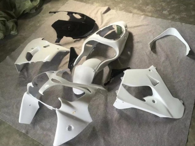 Carénage Moto ZX9R 2000-2001 - Pure Blanc Noir Brillant Carénage Moto ZX9R 2000-2001 - Pure Blanc Noir Brillant