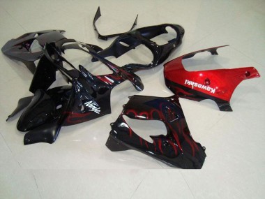 Carénage Moto ZX9R 2000-2001 - Rouge Flamme