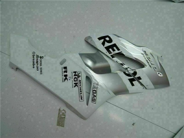Carénages Moto CBR 1000 RR 2004-2005 - Argent Blanc Repsol Carénages Moto CBR 1000 RR 2004-2005 - Argent Blanc Repsol