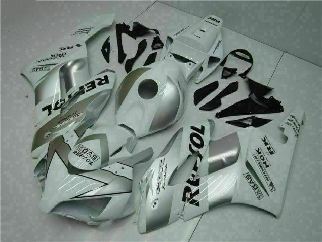 Carénages Moto CBR 1000 RR 2004-2005 - Argent Blanc Repsol Carénages Moto CBR 1000 RR 2004-2005 - Argent Blanc Repsol