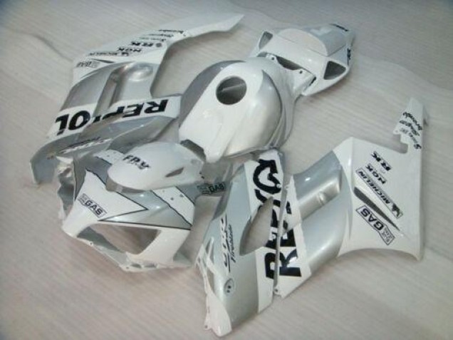 Carénages Moto CBR 1000 RR 2004-2005 - Blanc Argent Noir Repsol Carénages Moto CBR 1000 RR 2004-2005 - Blanc Argent Noir Repsol