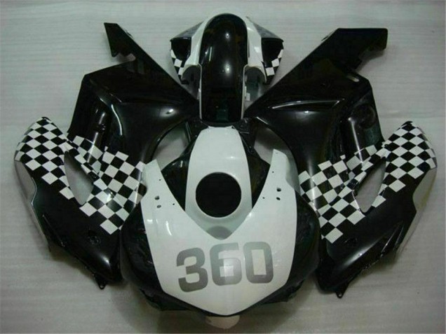 Carénages Moto CBR 1000 RR 2004-2005 - Blanc Noir Carénages Moto CBR 1000 RR 2004-2005 - Blanc Noir