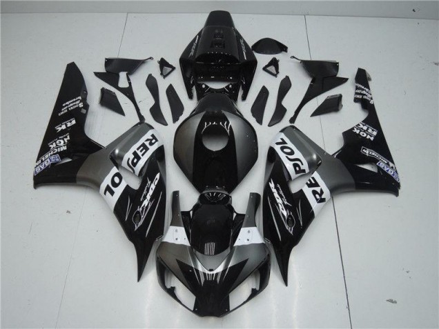 Carénages Moto CBR 1000 RR 2004-2005 - Gris Noir Repsol Carénages Moto CBR 1000 RR 2004-2005 - Gris Noir Repsol