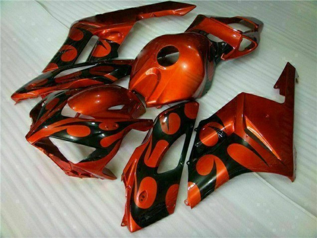Carénages Moto CBR 1000 RR 2004-2005 - Orange Noir Carénages Moto CBR 1000 RR 2004-2005 - Orange Noir
