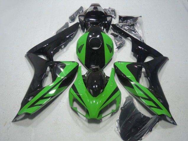 Carénages Moto CBR 1000 RR 2006-2007 - Noir Vert