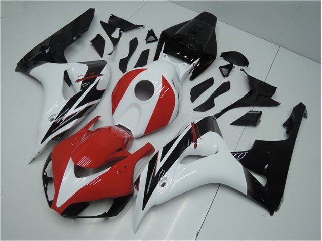 Carénages Moto CBR 1000 RR 2006-2007 - Rouge Blanc Noir Carénages Moto CBR 1000 RR 2006-2007 - Rouge Blanc Noir