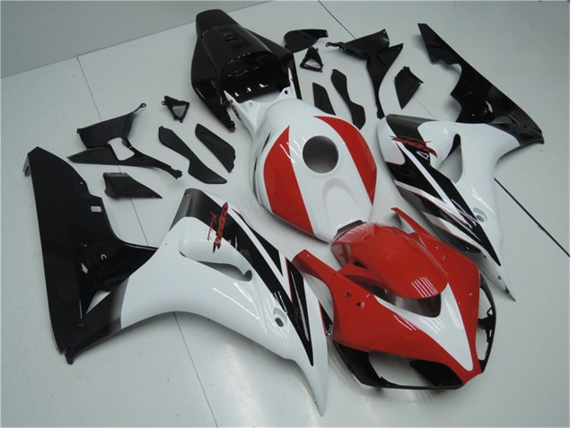 Carénages Moto CBR 1000 RR 2006-2007 - Rouge Blanc Noir Carénages Moto CBR 1000 RR 2006-2007 - Rouge Blanc Noir