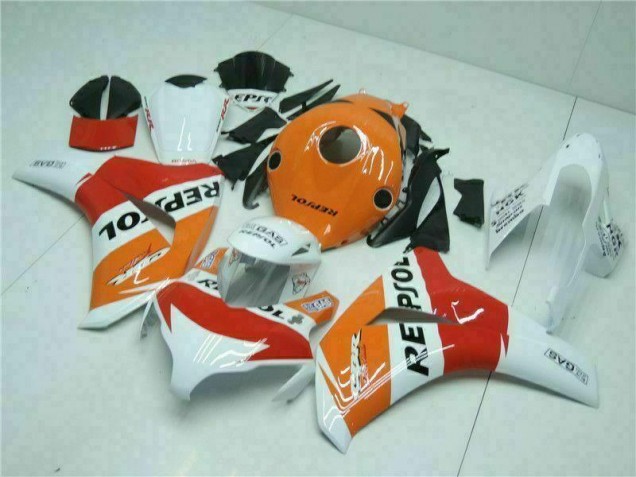 Carénages Moto CBR 1000 RR 2008-2011 - Orange Repsol Carénages Moto CBR 1000 RR 2008-2011 - Orange Repsol