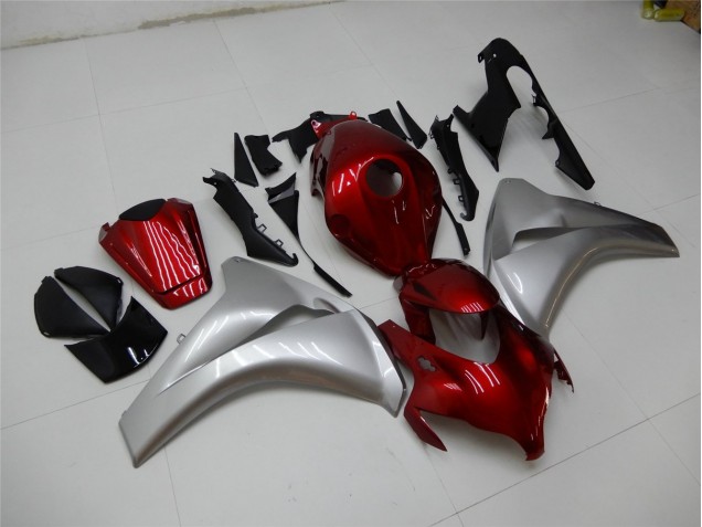 Carénages Moto CBR 1000 RR 2008-2011 - Rouge Argent Carénages Moto CBR 1000 RR 2008-2011 - Rouge Argent