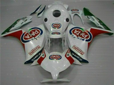 Carénages Moto CBR 1000 RR 2012-2016 - Rouge Blanc PATA