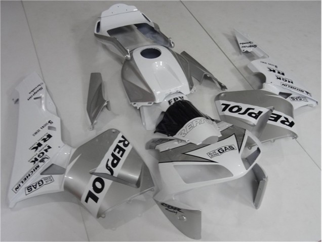 Carénages Moto CBR 600 RR 2003-2004 - Argent Blanc Noir Repsol Carénages Moto CBR 600 RR 2003-2004 - Argent Blanc Noir Repsol