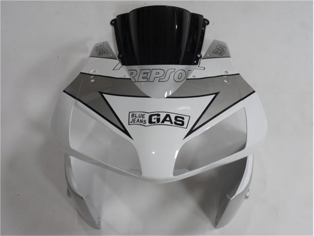 Carénages Moto CBR 600 RR 2003-2004 - Argent Blanc Noir Repsol Carénages Moto CBR 600 RR 2003-2004 - Argent Blanc Noir Repsol