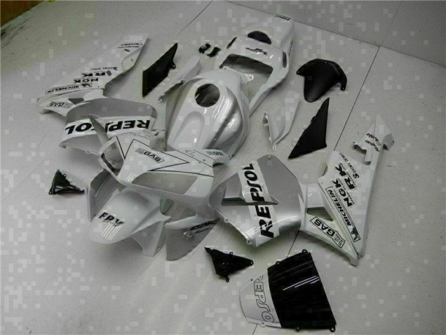 Carénages Moto CBR 600 RR 2003-2004 - Blanc Repsol Carénages Moto CBR 600 RR 2003-2004 - Blanc Repsol