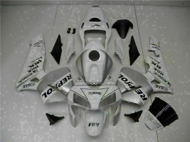Carénages Moto CBR 600 RR 2003-2004 - Blanc Repsol