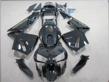 Carénages Moto CBR 600 RR 2003-2004 - Noir Or Décalque