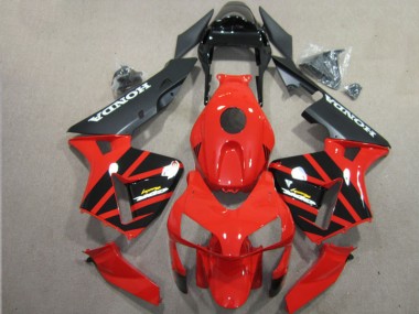 Carénages Moto CBR 600 RR 2003-2004 - Rouge Noir