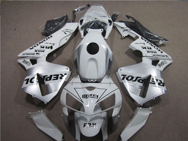 Carénages Moto CBR 600 RR 2005-2006 - Blanc Noir Repsol Carénages Moto CBR 600 RR 2005-2006 - Blanc Noir Repsol