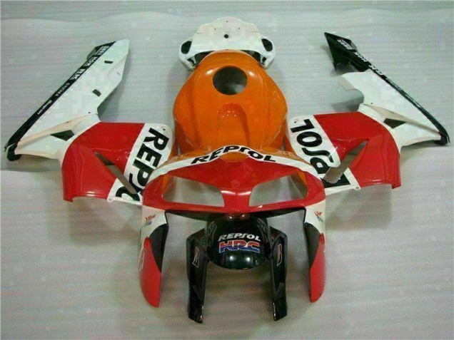 Carénages Moto CBR 600 RR 2005-2006 - Orange Noir Repsol Carénages Moto CBR 600 RR 2005-2006 - Orange Noir Repsol