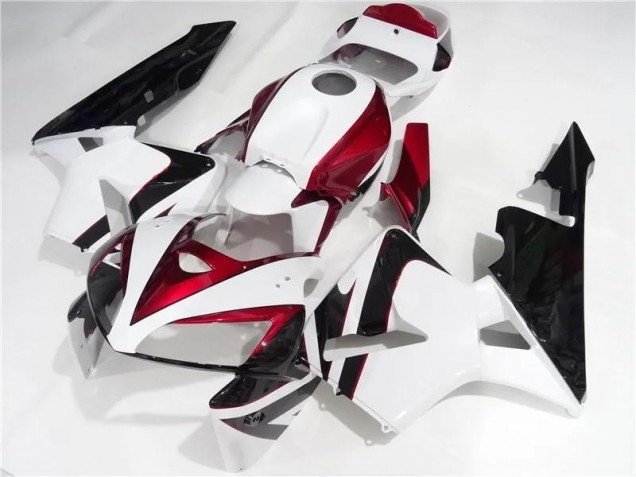 Carénages Moto CBR 600 RR 2005-2006 - Rouge Blanc Noir