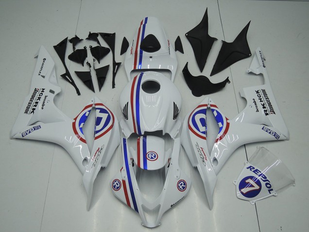Carénages Moto CBR 600 RR 2007-2008 - Blanc Carénages Moto CBR 600 RR 2007-2008 - Blanc